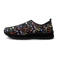 thumbnail image 4 of Chririnla Colorful Musical Note Print Sneakers for Women Slip on Walking Shoes Lightweight, 4 of 7