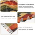 thumbnail image 5 of FORMRS Womens Scarf Winter Soft Long Big Warm Shawls Wrap Tassel Scarves, Abstract Desert Pattern, 5 of 9