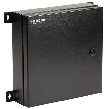 Black Box NEMA 4 Rated Fiber Optic Wallmount Enclosure, 2 Adapter Panels