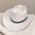 thumbnail image 4 of Wide Brim Western Cowboy Hat With Classic Curved Design For Casual Home Use Craftsmanship And, 4 of 4