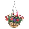 thumbnail image 4 of Hang Baskets Plants Planter Balcony Pot Holders Haning Vases 10in For Porch Patio Deck Decorations Garden supplies, 4 of 6