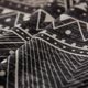 thumbnail image 5 of Cotton Linen Tablecloth Geometric Print Tribe Table Cover Farmhouse Rectangle/Oblong Tablecloth for Kitchen Dining Party Tabletop Decoration (Dark Grey,140*200cm), 5 of 5