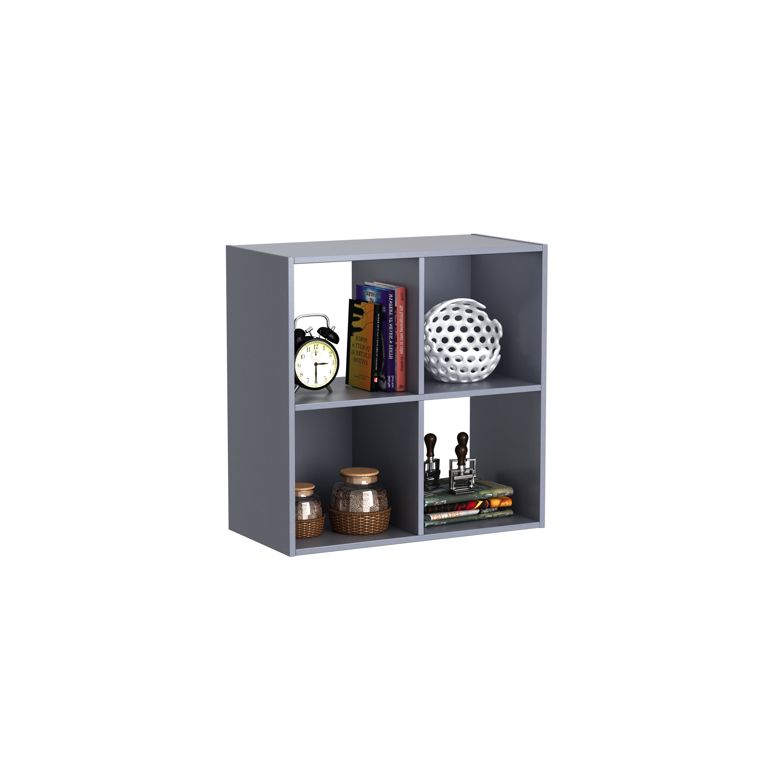 Your Zone 4 Cube Storage Organizer Black Your Zone 4 Cube Storage Organizer