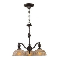 Elk Home 21-Inch Wide Norwich Chandelier, Traditional, Oiled Bronze