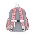 thumbnail image 3 of Pink Strawberry Plants Fruit Backpack for School,Cute School Bag,Schoolbag with Adjustable Shoulder Straps & Padded Back,13.4"x11"x4.7", 3 of 6