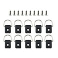 thumbnail image 4 of Dalazy Marine 10pcs Canoe Kayak Stainless Steel D-Ring Fishing Rigging w/ Screws, 4 of 9
