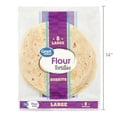 Great Value Large Burrito Flour Tortillas, 8 Count
