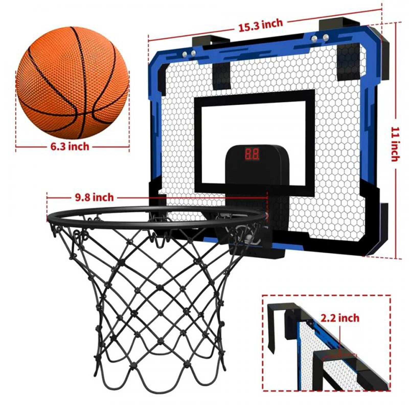 Axioma Basketball Hoop Attachment Basketball System Door Basketball Hoops over The Door Blue