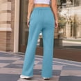 thumbnail image 4 of Resicozy Womens Sweatpants 2025 Fall Baggy Wide Leg Sweatpant Drawstring Straight Leg Sweat Pants with Pockets Light Blue XL, 4 of 8
