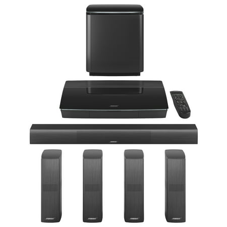 Bose Lifestyle 650 5.1 Home Theater System - Control Console - Black - Dolby Digital, Dolby Digital Plus, Dolby TrueHD, DTS - Bluetooth - Wireless Speaker(s) - Ethernet - HDMI - (Best Speaker Brands For Home Theater)