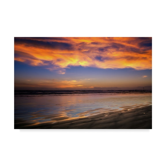 Trademark Fine Art 'Orange Coast' Canvas Art by Pixie Pics