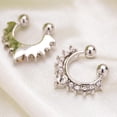 thumbnail image 3 of De Aros Falsos Para La Nariz Para Mujer, Aro De Aleación De Diamante Para La Nariz, Tendencia De Perforación Con Personalidad Para Mujer, Clip Simple Sin Agujeros En Forma De U Para Uso Diario 6 Uds Yuarrent AP005778-00, 3 of 6