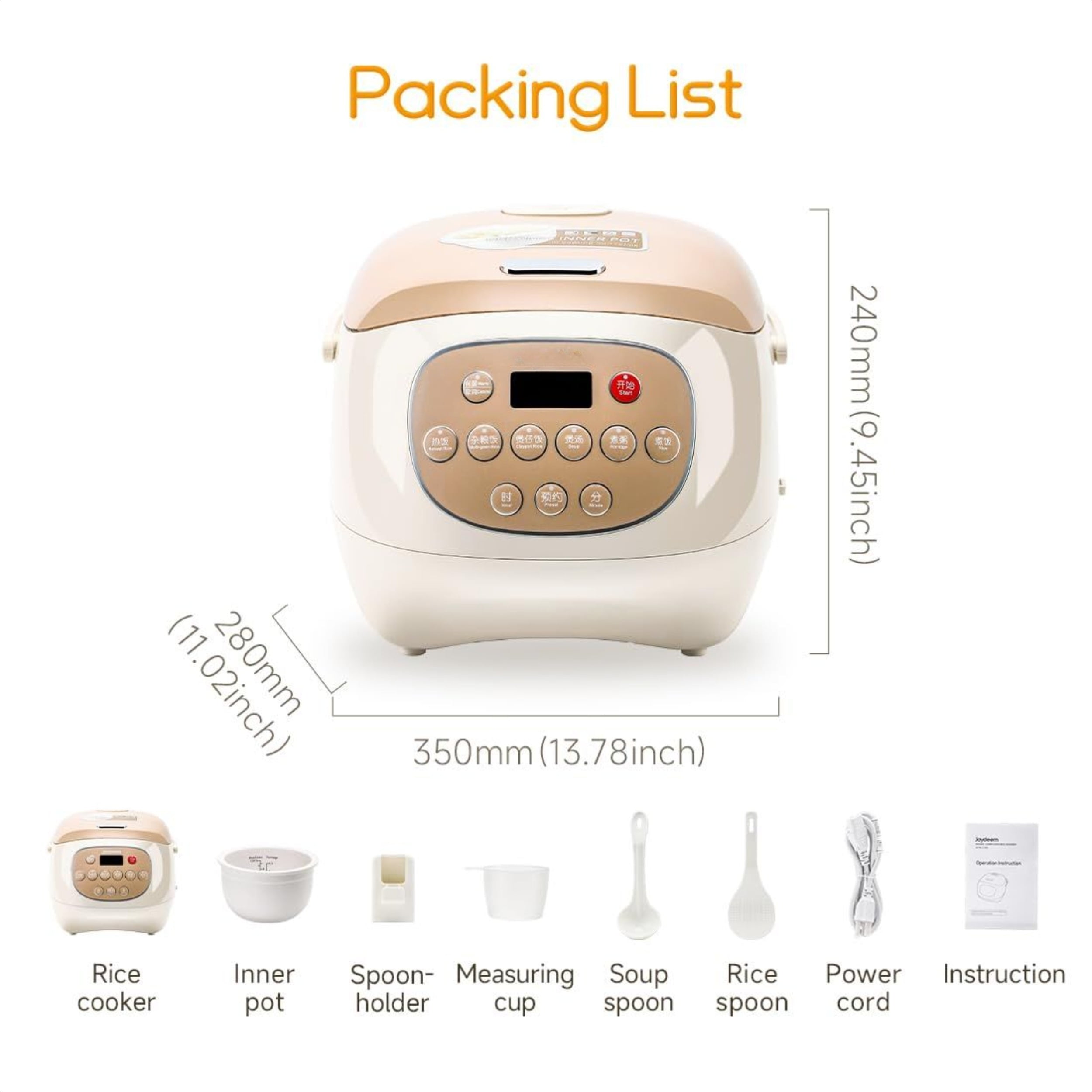 Thermal 3-liter Rice Cooker with 6-cup Capacity for Raw Rice, Equipped with An Inner Pot, and With Suspended Heating Technology, Suitable for Restaurants, Home Kitchens, Etc.