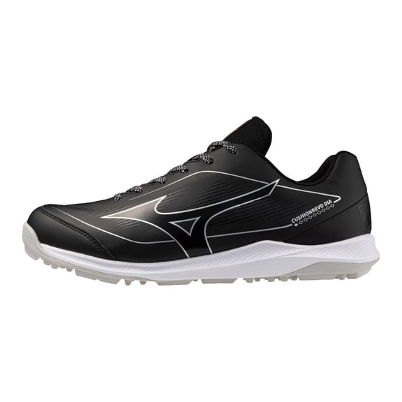 Mizuno Unisex Cushionrevo Diamond Turf Shoe Black/White - 320712.9000