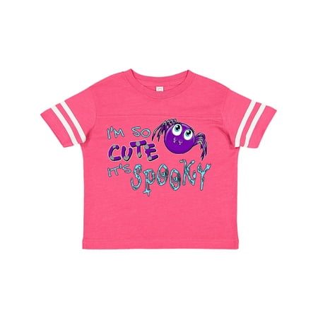 

Inktastic I m So Cute Its Spooky- cute Halloween spider Gift Toddler Boy or Toddler Girl T-Shirt