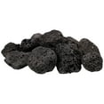 thumbnail image 2 of Natural Black Lava Rocks for Aquarium, Fish Tank Landscaping, Garden Plants, Bonsai, Fire Pits - Volcanic Decorative Stones (0.33lb/Bag), 2 of 5