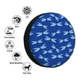 thumbnail image 5 of Rv Spare Tire Cover 15 inch - Blue Dragonfly Print Tire Covers for Trailers, Adjustable Camper Spare Tire Cover, 5 of 7