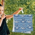thumbnail image 3 of Summer Anchor Lifebuoy Hand Towels 2 PCS, Navy Blue Kitchen Towel Ultra Soft and Highly Absorbent,Decorative Fingertip Face Towel for Bathroom Hotel, 28.3"x14.4", 3 of 5