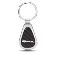 thumbnail image 1 of Ford F-150 Raptor SVT Real Black Carbon Fiber Chrome Metal Teardrop Key Chain, 1 of 6