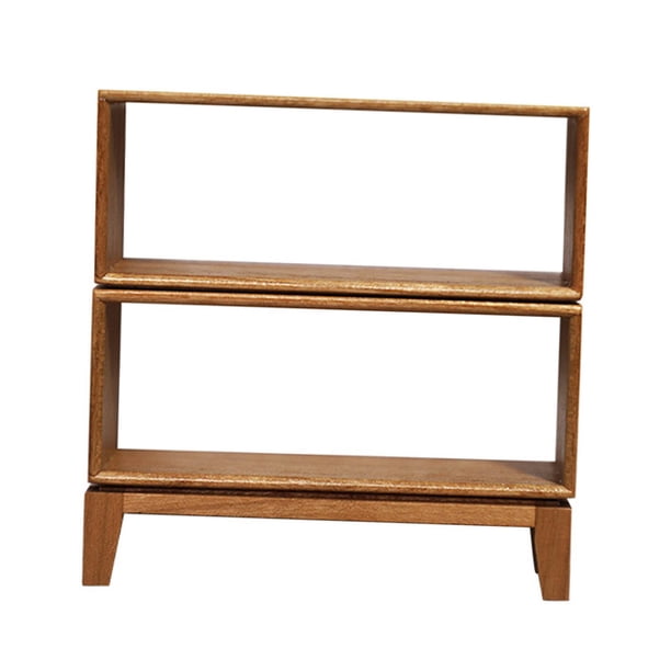 1/6 1/12 muebles en miniatura para casa de muñecas, gabinete de casa de muñecas, juguetes de bricolaje duraderos, gabinete de combinación libre de gabinete de doble capa, estilo C CUTICAT gabinete de casa de muñecas
