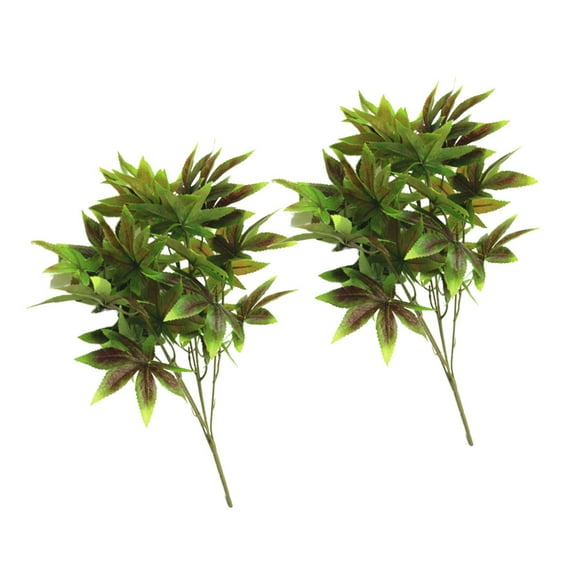 Masteelf Set of 2 Mini Silk Greenery Stems for Floral Arrangements, Artificial Decorative Faux Plants for Home Decor