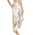 thumbnail image 2 of Balery Air Balloon and Flower print Women's Pajama Pants,Ultra Lightweight Pjs,Lounge Pant-XX-Large, 2 of 9