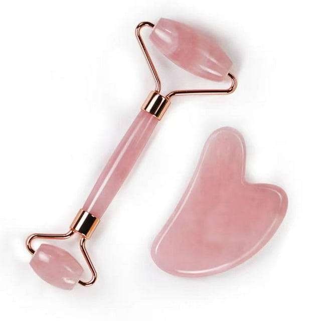Masajeador facial con rodillo Jade Gua Sha YONGSHENG antienvejecimiento