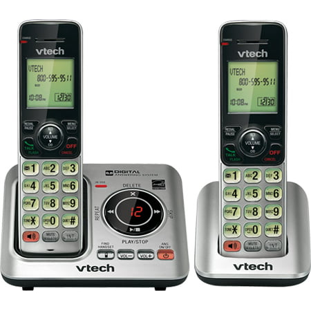 VTech CS6629-2 2 Handset Cordless Landline Phone w/ Power Consuming ECO