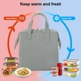 thumbnail image 4 of Women Lunch Bags for Work Adult Insulate Lunch Box Reusable Tote Bag Travel Picnic Green, 4 of 7