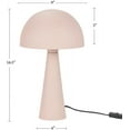 thumbnail image 4 of EPT01 16" Metal Mushroom Table Modern, Retro, Desk, Bedside, Living Room, Office Lamp, Small, Blush Pink, 4 of 6