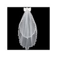 thumbnail image 4 of Flower Girls Dress Off White Wedding Veil First Communion 8, 4 of 4
