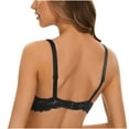 thumbnail image 3 of SMihono Soft Soft Lace Bras for Women, Full Coverage Underwire Minimizer Bras, Lifting Comfort Bras for Everyday Wear. Black 95, 3 of 5