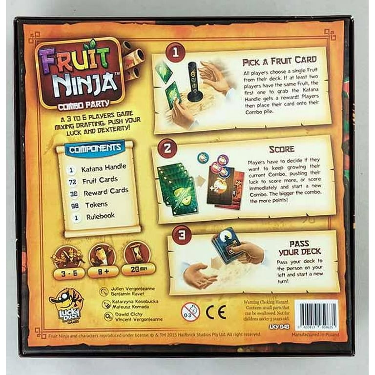 Fruit Ninja - Combo Party Board Game Lucky Duck Games LKY040