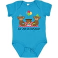 thumbnail image 3 of Inktastic Twins 1st Birthday Bears Boys or Girls Baby Bodysuit, 3 of 5