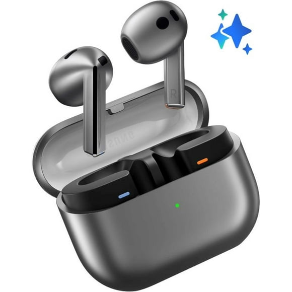 Restored Samsung Galaxy Buds3 Wireless Earbud Headphones Silver - SM-R530NZAAXAR (Refurbished)