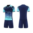 thumbnail image 2 of Hessimy Boys Quick Dry Athletic Short-Sleeve T-Shirt and Active Mesh Shorts Set,Jogging Football Tracksuit 7-8 Years, 2 of 4