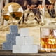thumbnail image 1 of Ganfancp Juego de Regalo de 6 Piedras para Enfriar Whisky con Bolsa de Terciopelo Reutilizable Liquidación 6X Piedras Soberbias, 1 of 4