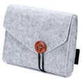 thumbnail image 2 of Sac de Rangement Portable en Feutre, Étui de Protection pour Accessoires Électroniques pour Adaptateur d'Alimentation MacBook, Souris, Téléphone Cellulaire, Câbles, SSD, HDD, Banque d'Alimentation, Disque Dur Externe Portable, 2 of 9