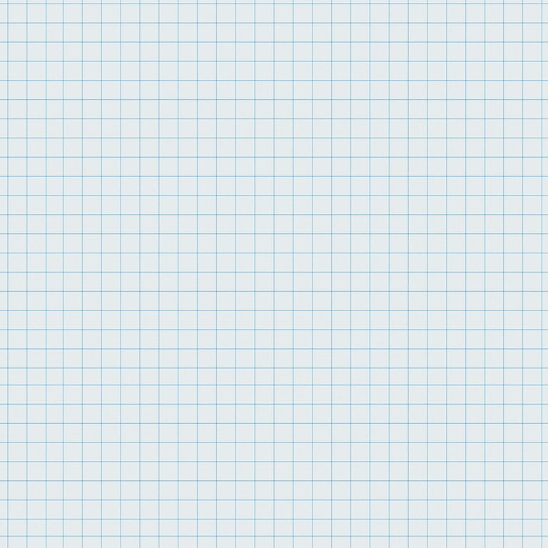 Pacon Graphing Paper, White, 2-sided, 1/4