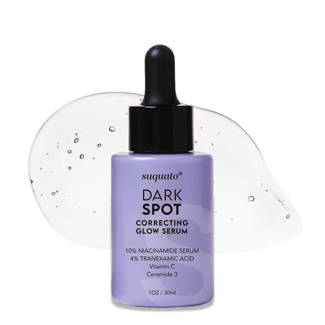 Suero corrector de manchas oscuras: tratamiento de hiperpigmentación de melasma para el rostro con niacinamida de ácido tranexámico - suero de vitamina C y eliminador de manchas oscuras para el rostro