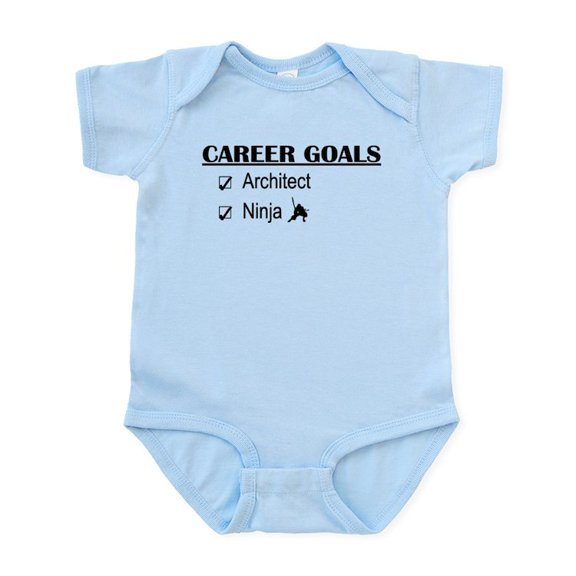 CafePress - Architect Career Goals Infant Bodysuit - Baby Light Bodysuit, Size Newborn - 24 Months