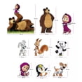thumbnail image 2 of Masha y el Oso Figuras Decorativas con Base, Kit 9 Piezas, 2 of 5