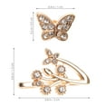 thumbnail image 2 of ADDHAT 1Jgo Accesorio Dorado Para Correa De Con Decorativos Y Charms Elegantes, 2 of 7