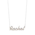 thumbnail image 1 of Gigi and Leela Collier en Argent Sterling SP328 - Plaque de Nom Rachel, 1 of 1