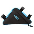 thumbnail image 2 of Dwawoo Triangle Frame Bag, Front Saddle Cycling Storage Frame Pouch (Black&Blue), 2 of 4