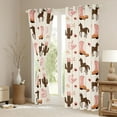 thumbnail image 3 of Feelyou Boot Hat Black Out Curtains, Rustic Horse Animal Curtains Pack of 2 (42x63 Each), 3 of 6