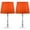 Multi-color, variant on SAFAVIEH Harlow 16 in. Crystal Table Lamp with Orange Polyester Shade, Set of 2