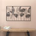 thumbnail image 1 of Luxen Home Metal Framed Horizontal Leaf Wall Decor, 1 of 1