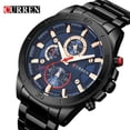 thumbnail image 2 of Top Brand CURREN Casual Mens Watch Analog Sport Wristwatch Quartz Clock Male Hot Fashion Full Stainless Steel Watches erkek saat, 2 of 5