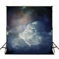 thumbnail image 2 of GreenDecor 5x7ft Photo Backgrounds Night Sky Star Dark Blue Backdrops for Photography Studio, 2 of 4